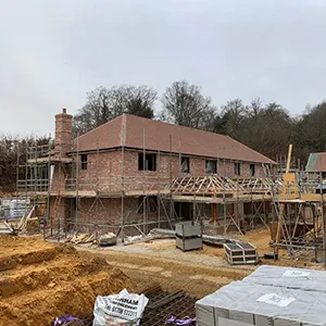 large house in progress