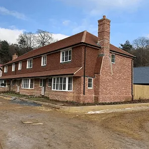 zoomed out view of house